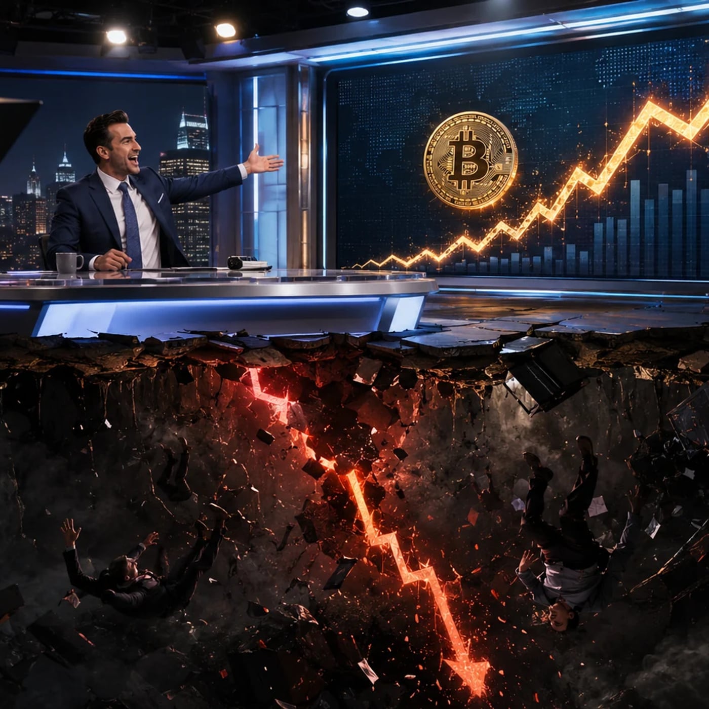 Bitcoin Drops $2,000 After Jim Cramer Says 'Just Buy Bitcoin'