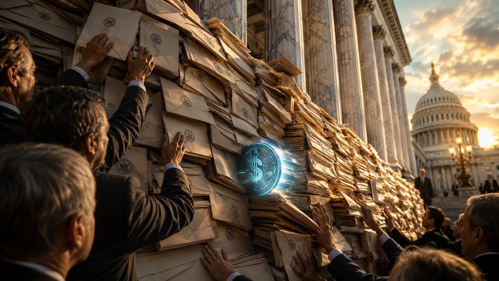 Banks Flood Senate With 8,000 Letters to Block Stablecoin Yield