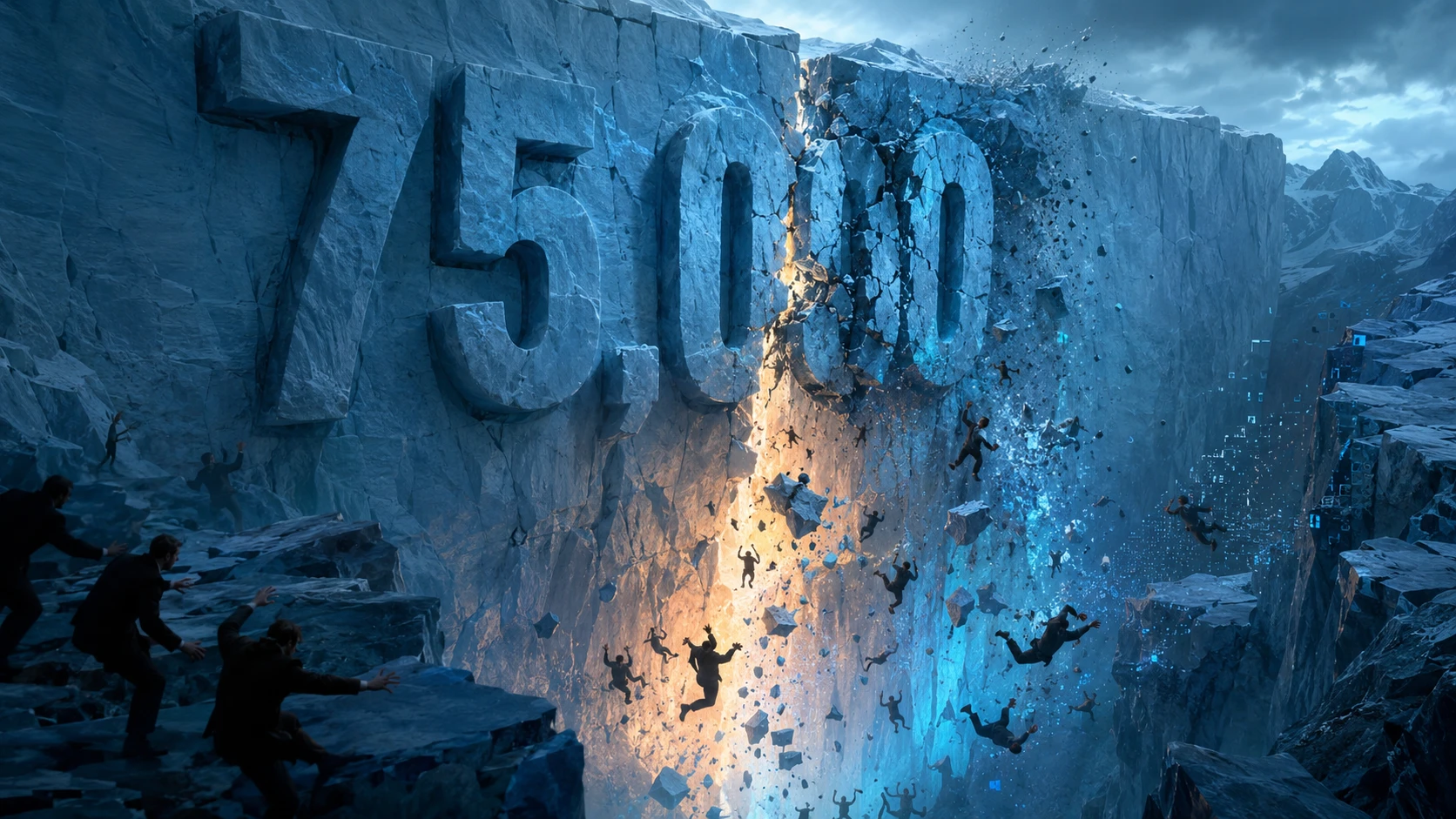 Bitcoin Breaks Below $75,000 as $150M in Longs Get Liquidated