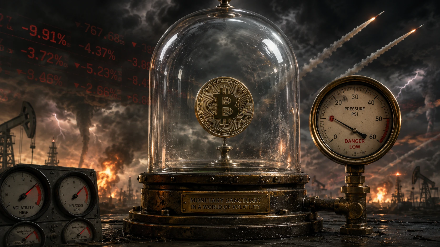 Bitcoin Implied Volatility Drops to 7-Month Low Despite Macro Risks