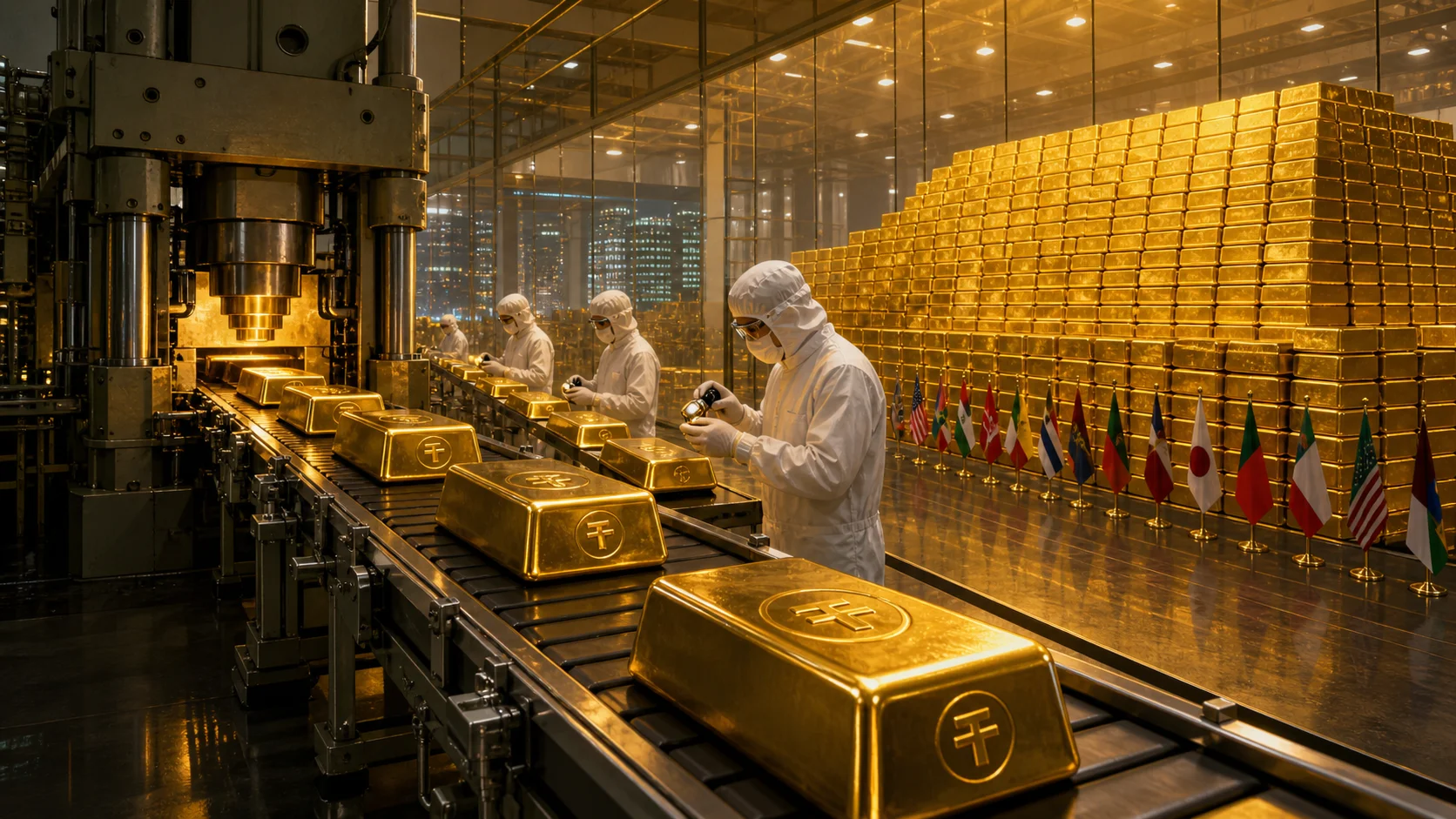 Tether Bought 6 Tons of Gold in Q1 2026, Stash Tops 132 Tons